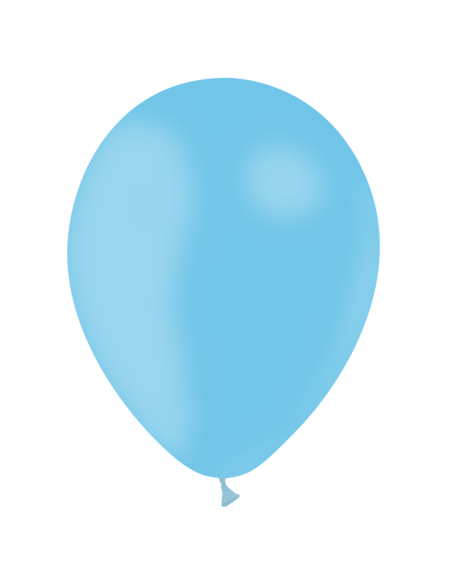 Ballon latex bleu ciel