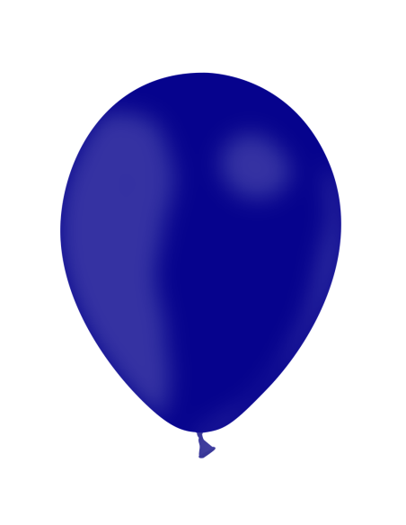 Ballon latex bleu marine