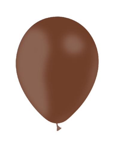 Ballon latex chocolat