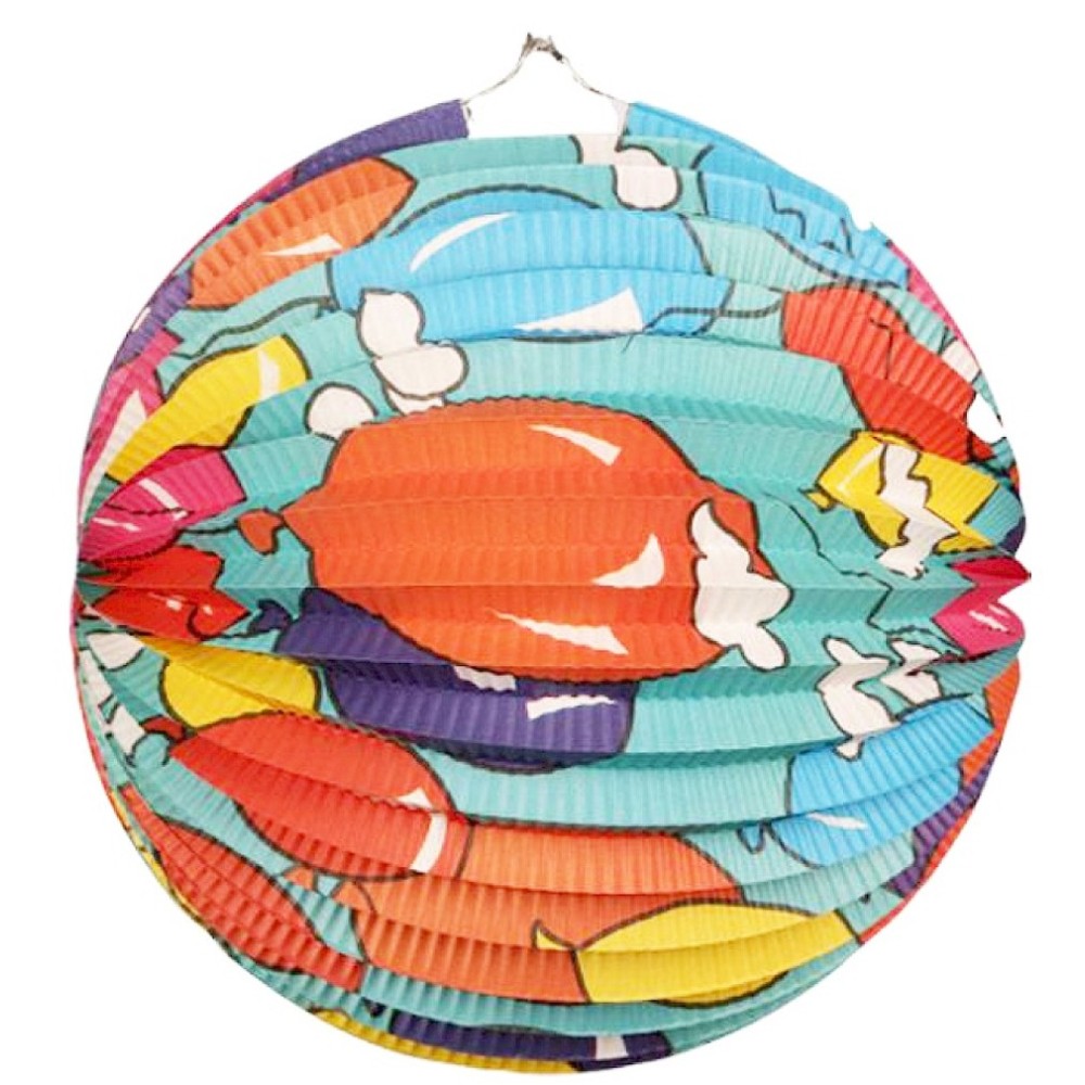 Lampion rond motifs ballon