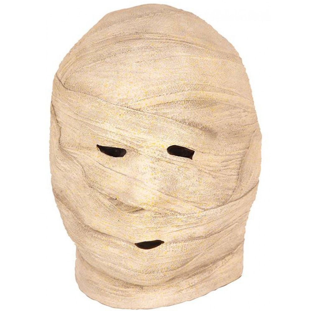 Masque de momie latex avec bandages pour déguisement Halloween