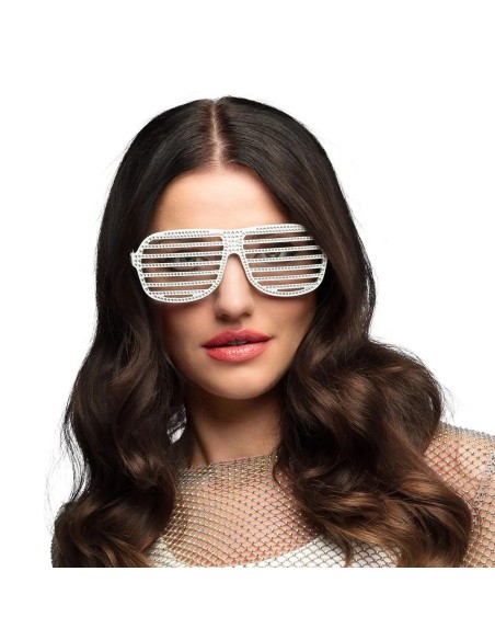 Lunettes grilles blanches
