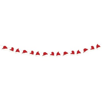 Guirlande bonnets de Noël 3m