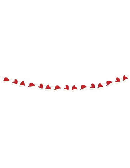 Guirlande bonnets de Noël 3m