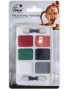 Palette maquillage fard gras multicolore