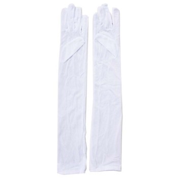 Gants longs blancs