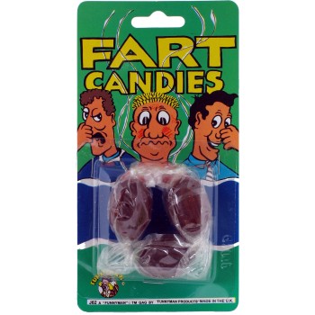 3 bonbons goût pet