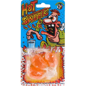 3 bonbons goût piment