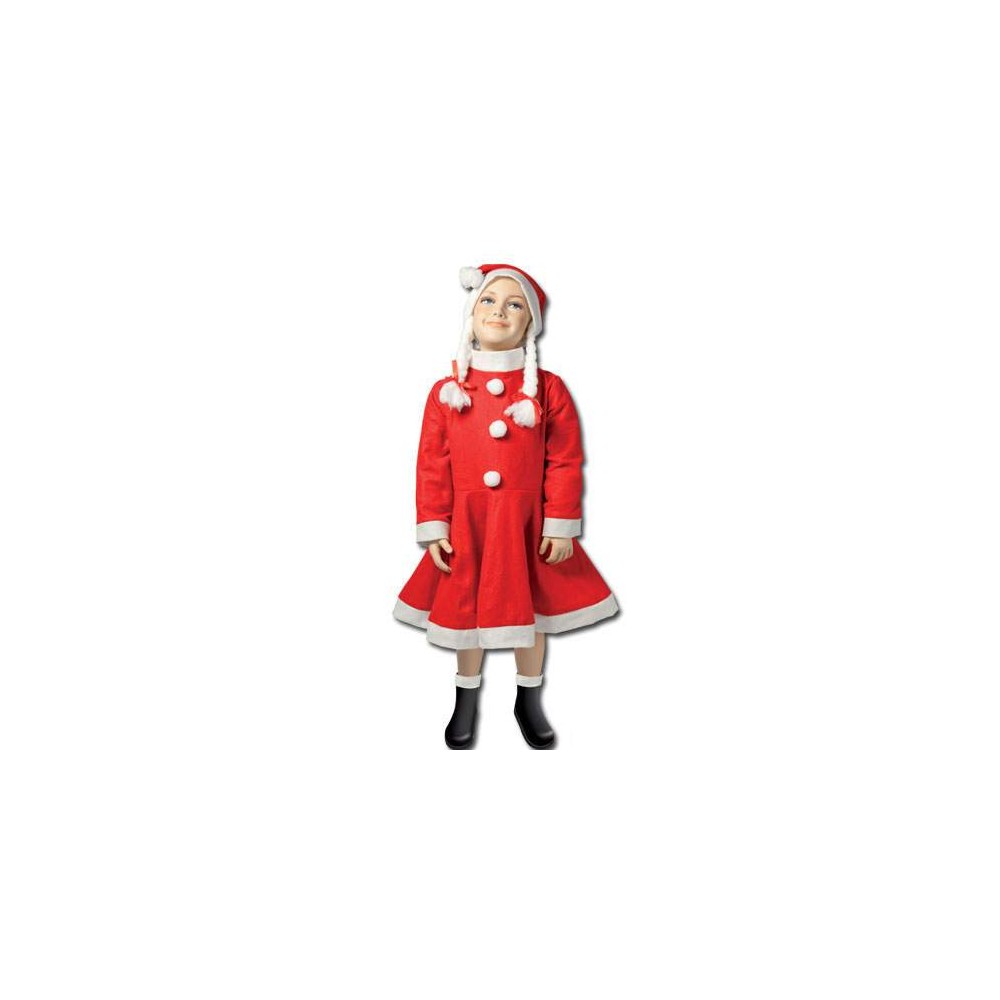 Costume enfant mère noël