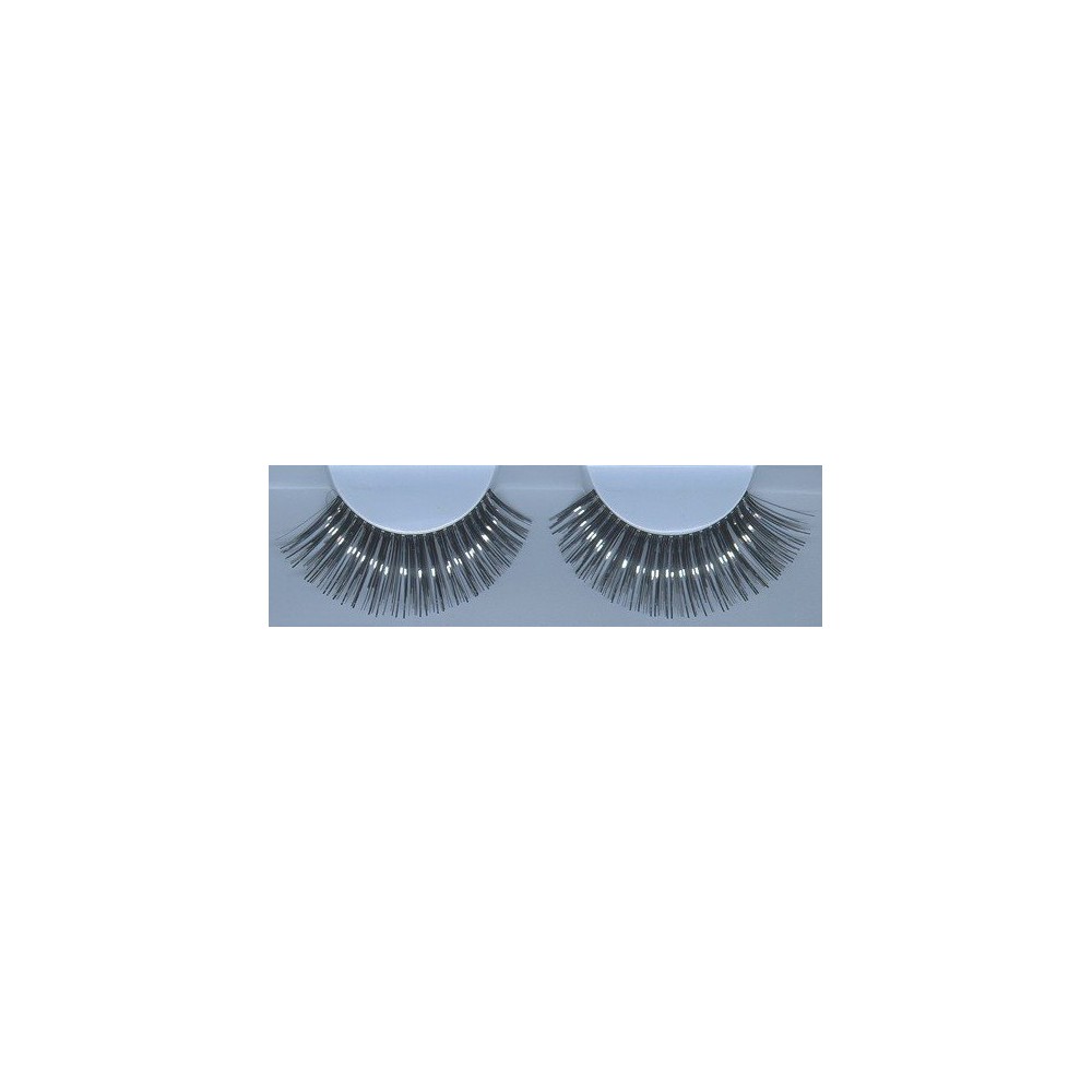 Faux cils argent