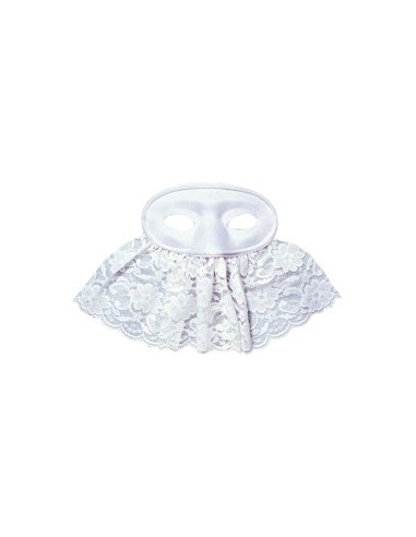 loup domino avec bavette dentelle
