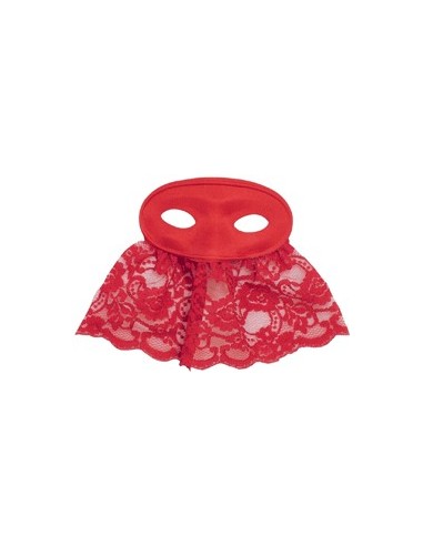 loup domino avec bavette dentelle