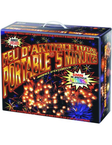 Feu d'artifice portable 300 - prêt à allumer