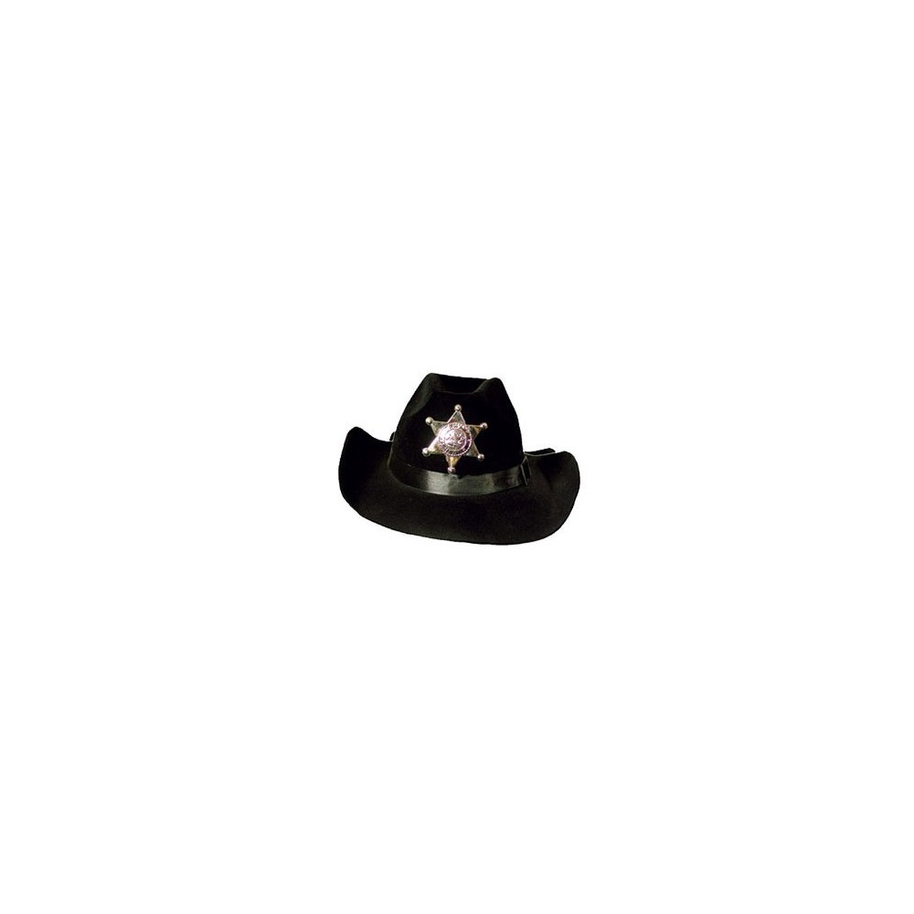 Chapeau de sheriff avec étoile