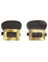 Boucles pour chaussures or