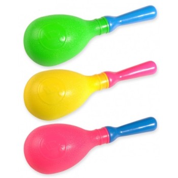 Maxi maracas plastique