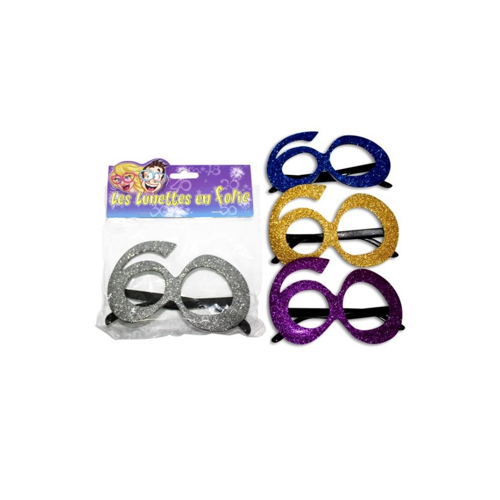 Lunettes anniversaire 60 ans