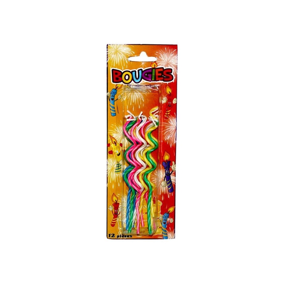 12 bougies spirales