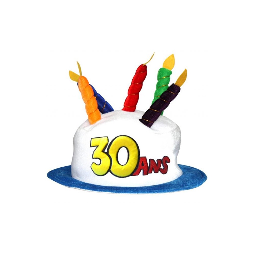 Chapeau anniversaire 30 ans