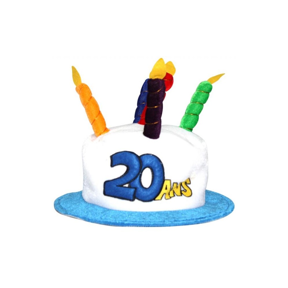 Chapeau anniversaire 20 ans