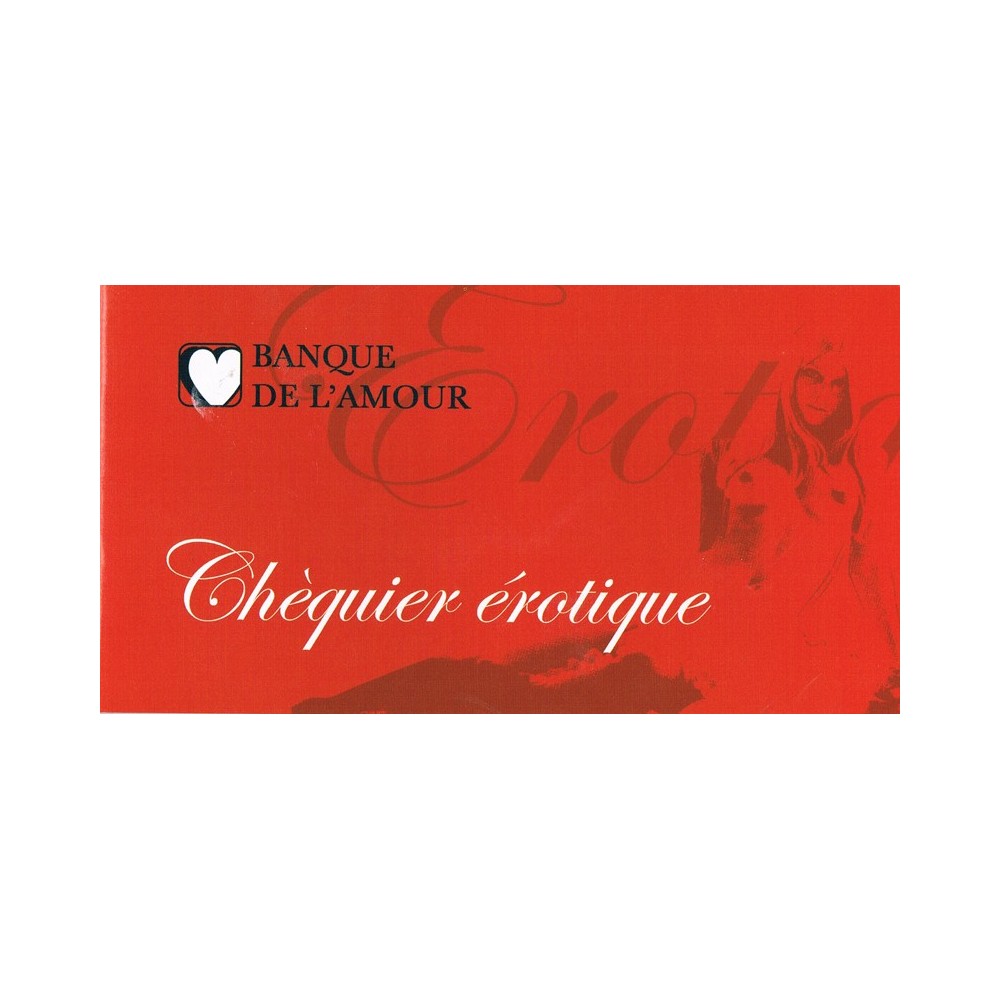 Chéquier érotique banque de l'amour