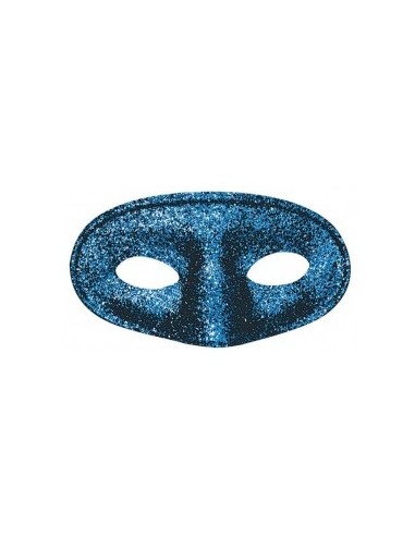 Loup domino brillant avec paillettes