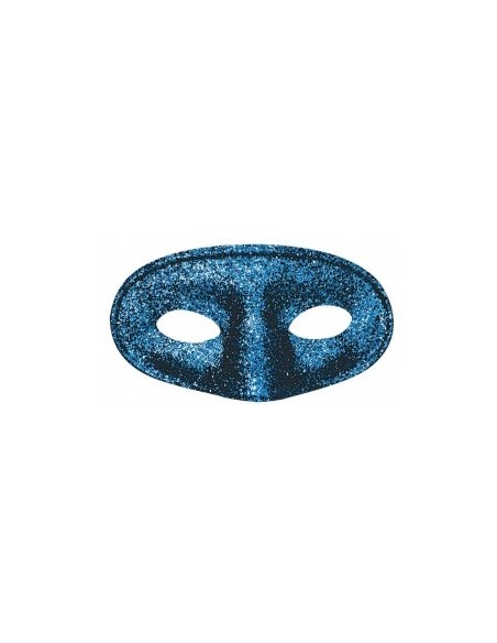 Loup domino brillant avec paillettes