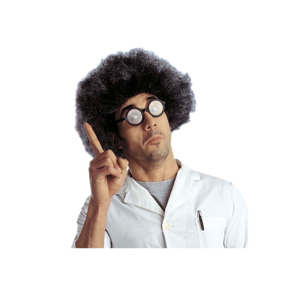 Perruque de professeur fou