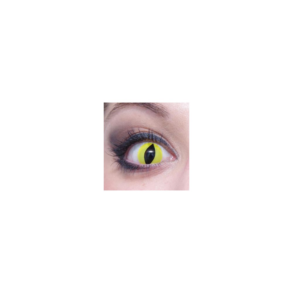 Lentilles fantaisies oeil de chat