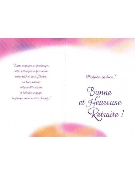 Carte vive la retraite