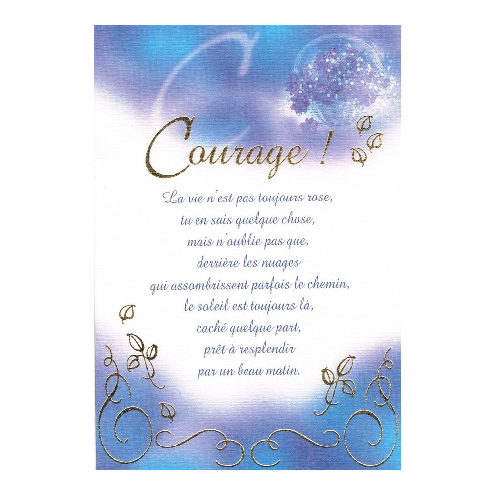 Carte courage