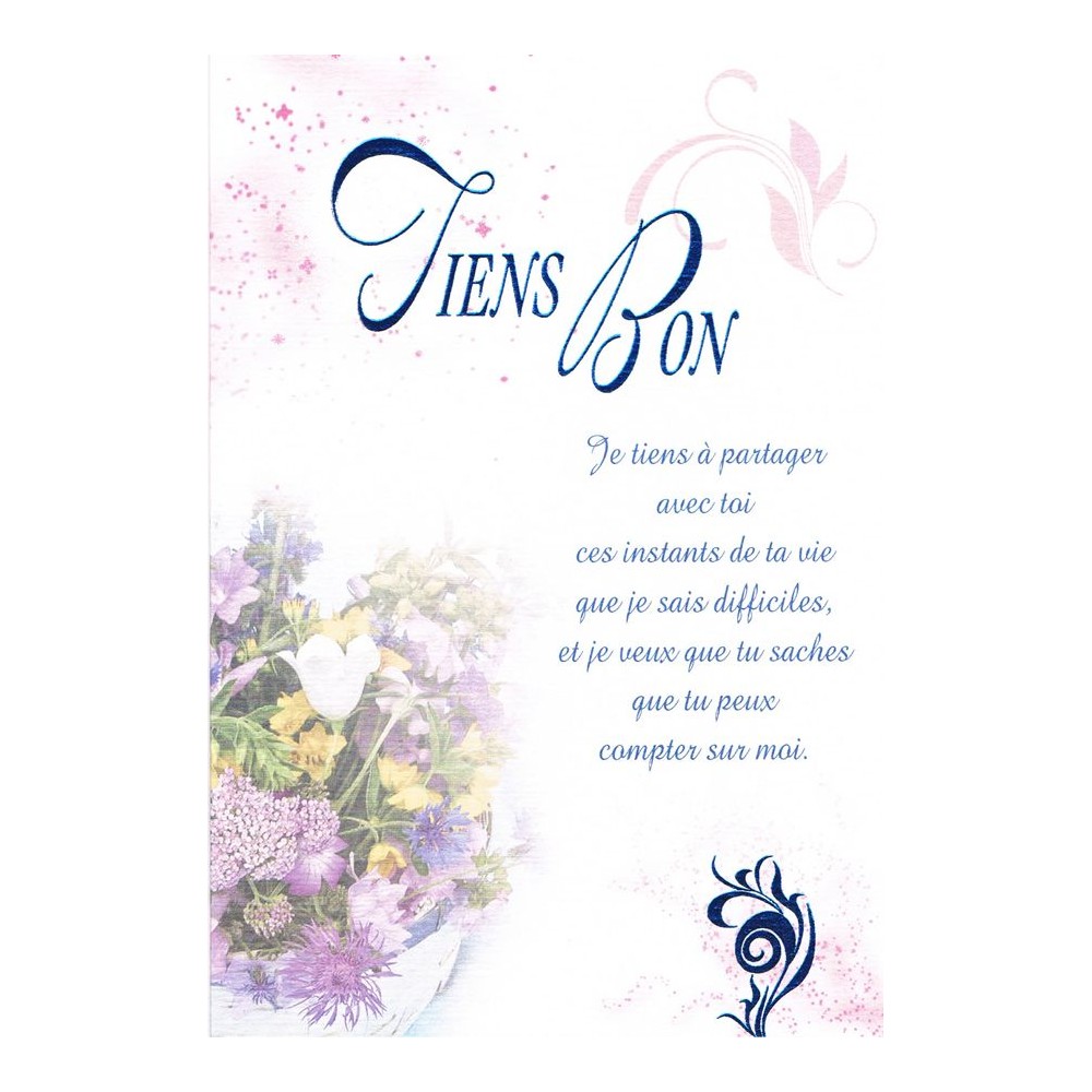 Carte tiens bon
