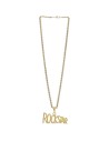 Collier doré rockstar