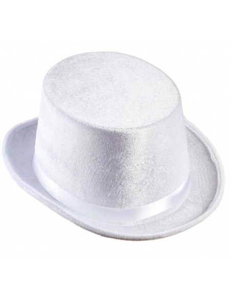 Chapeau haut de forme blanc