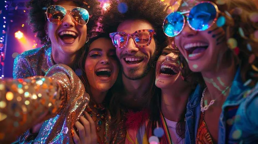 Accessoires et déguisements disco